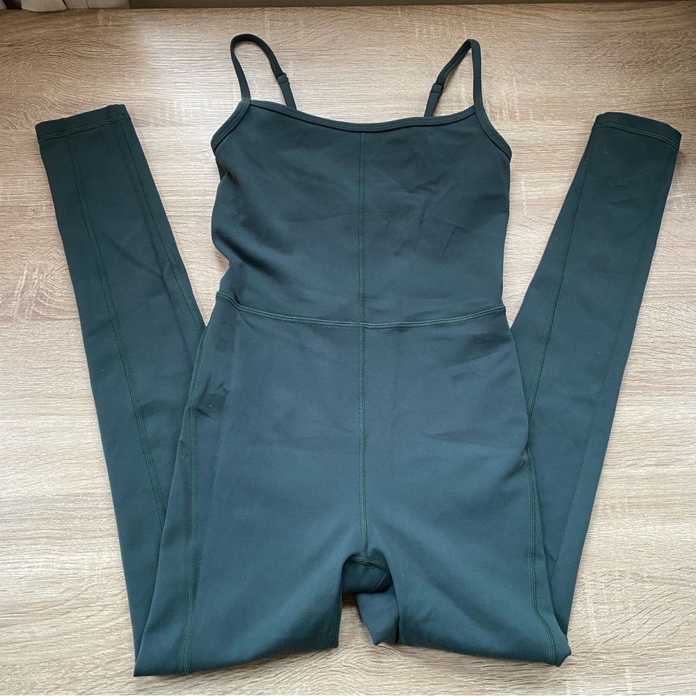 Aritzia Wilfred Free Divinity Jumpsuit Scarab Green XS Tall